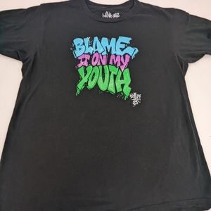 Blink 182 (BL01)Blame It On My Youth Concert Tee Large